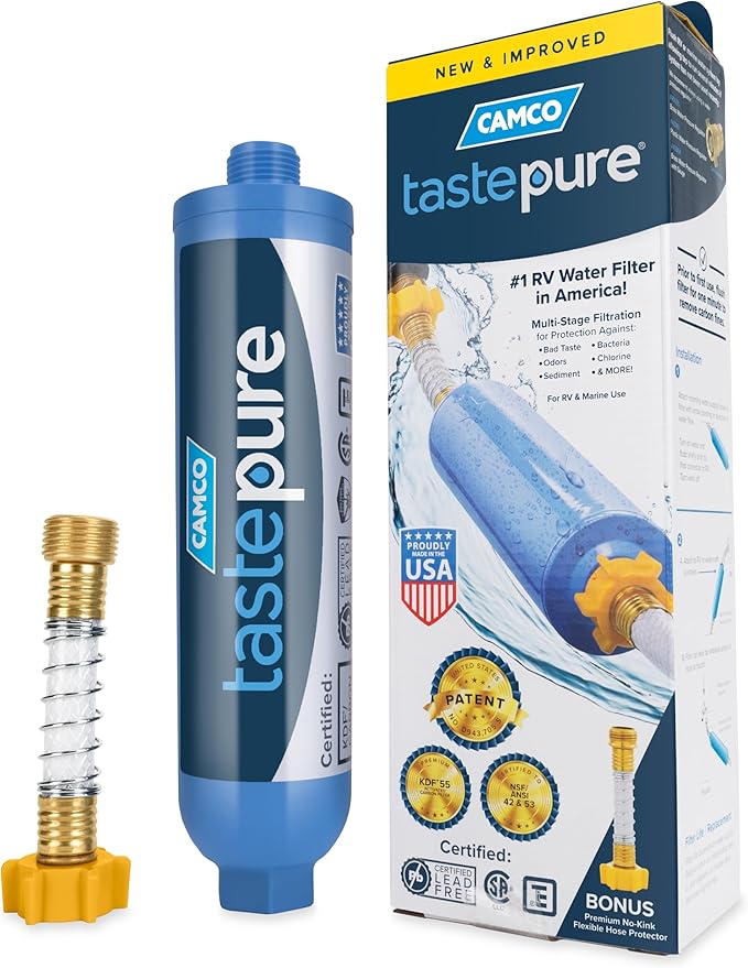 Camco TastePURE RV Inline Water Filter (40043)