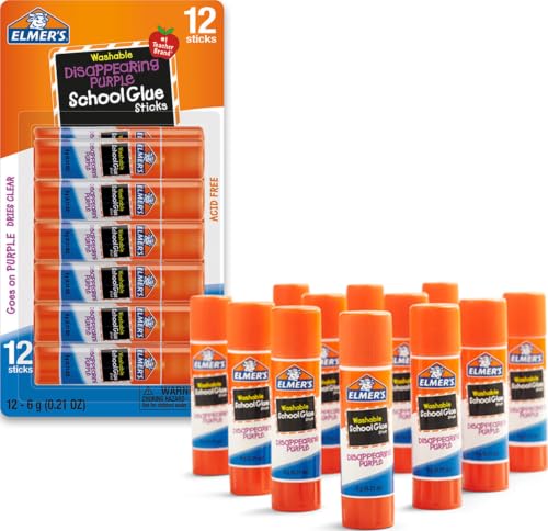 Elmer's Disappearing Purple Glue Sticks (6-Pack)