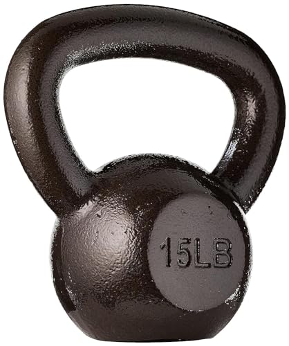 Amazon Basics Cast Iron Kettlebell (15 lb)