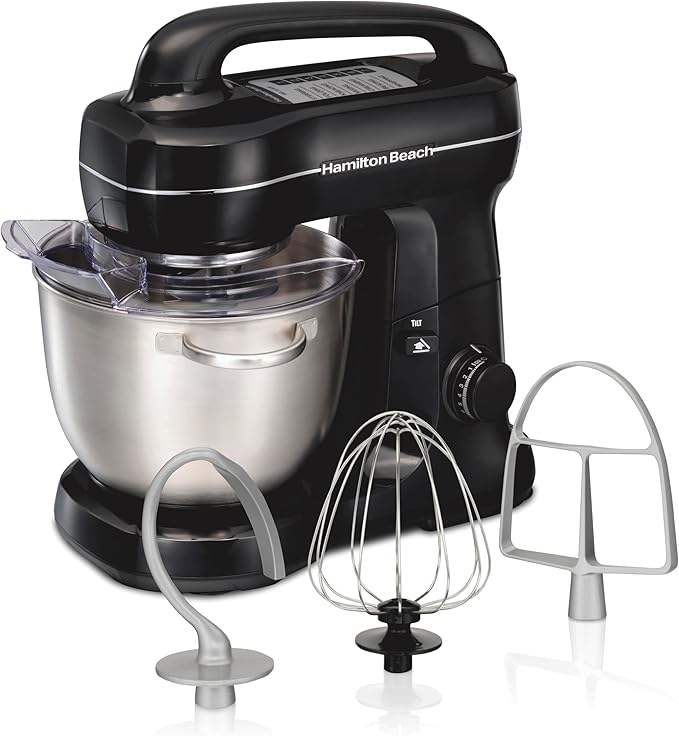 Hamilton Beach 4-Qt Stand Mixer (Black)