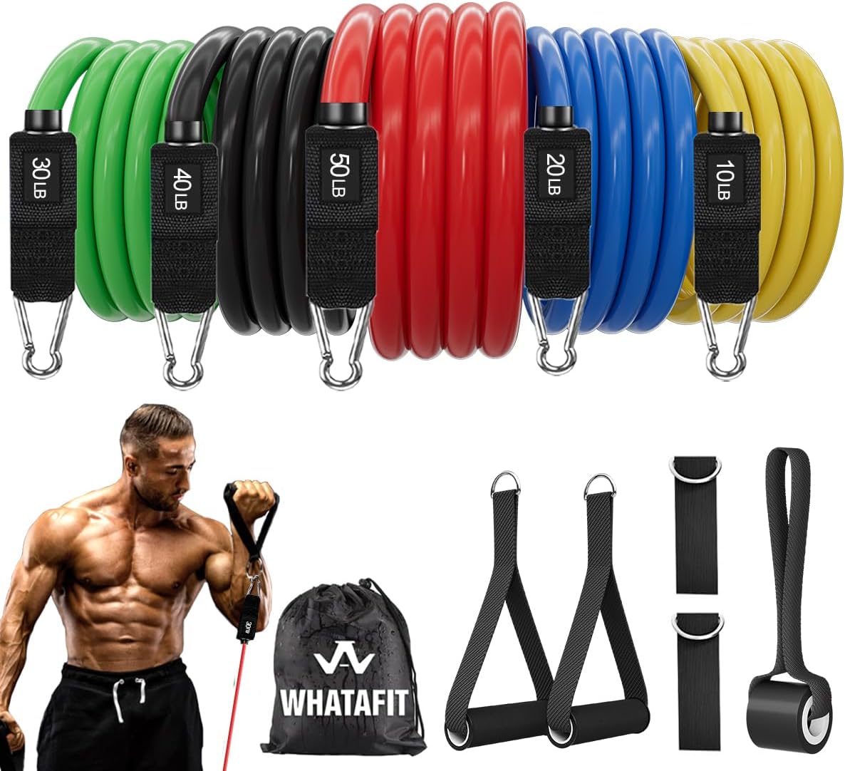 WHATAFIT Resistance Bands Set