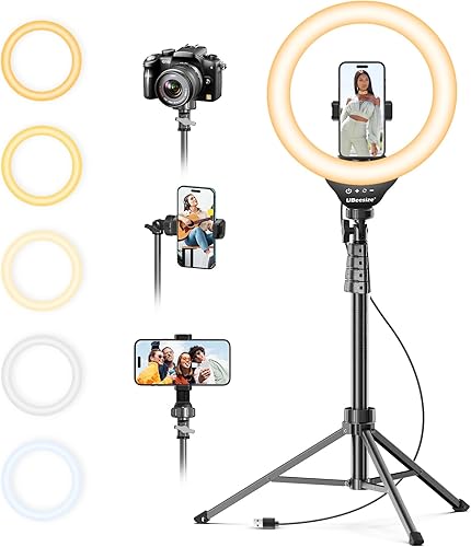 12-Inch LED Ring Light with Tripod