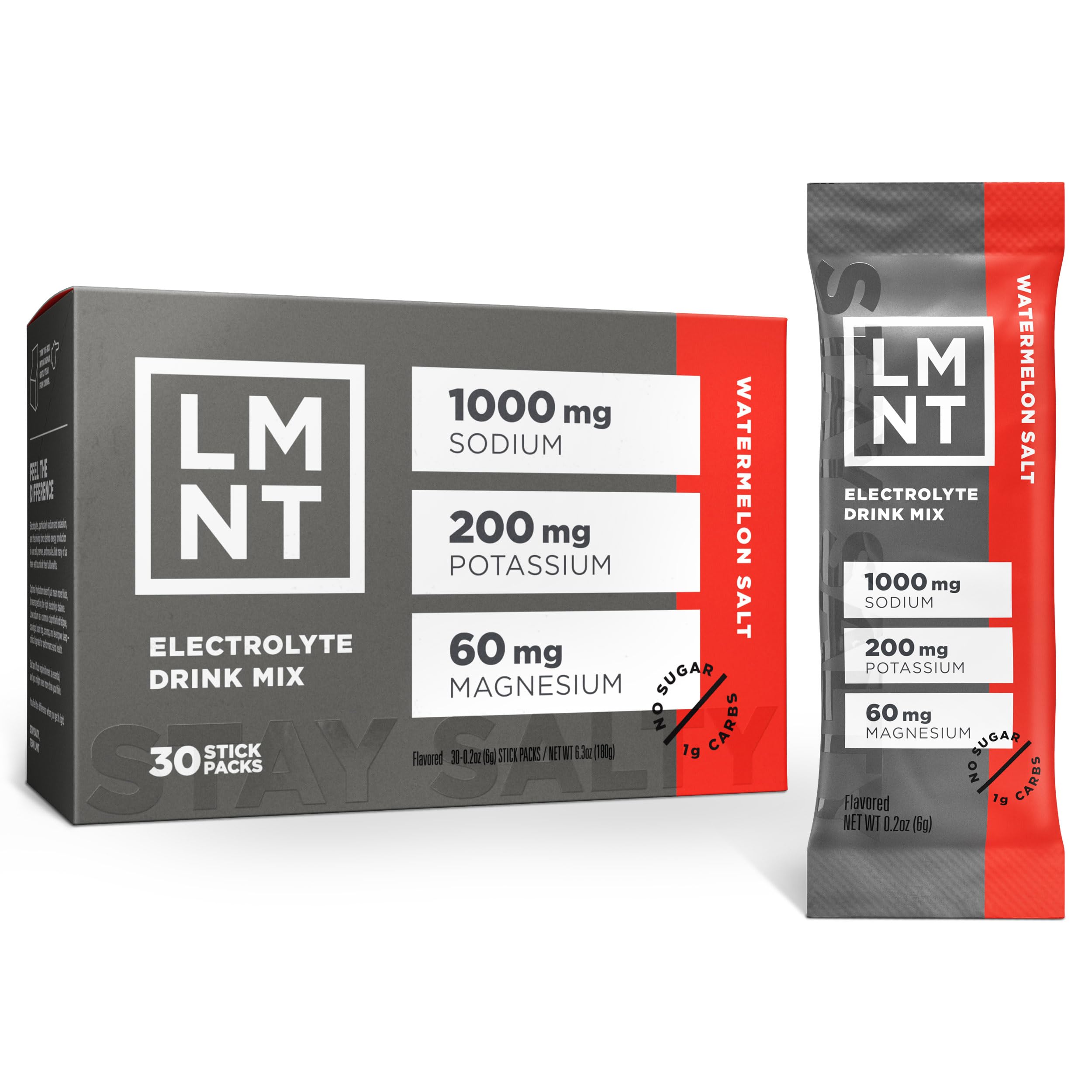 LMNT Zero-Sugar Electrolytes (Watermelon)