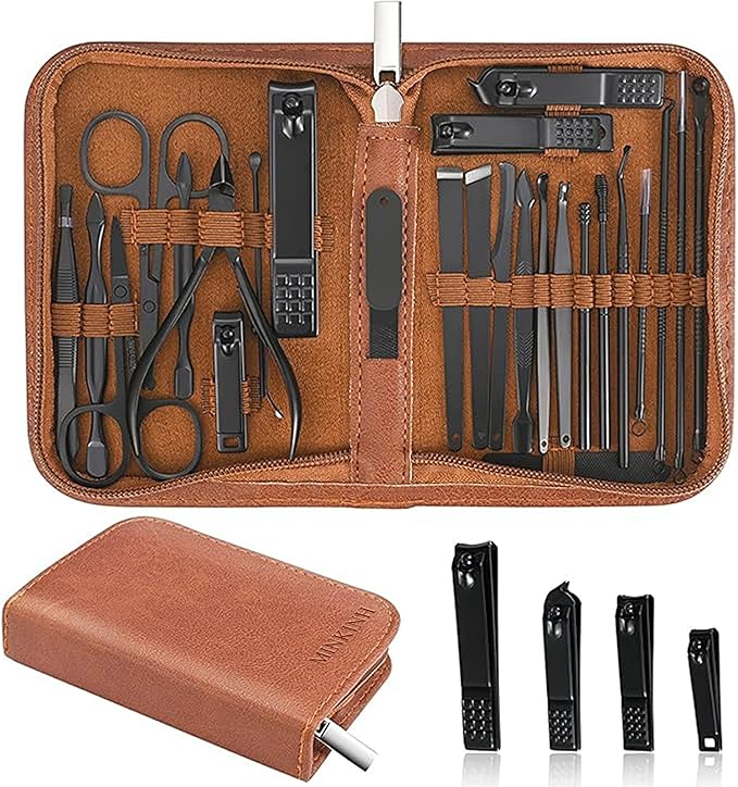 MINKINH 26-Pc Manicure Clipper Kit