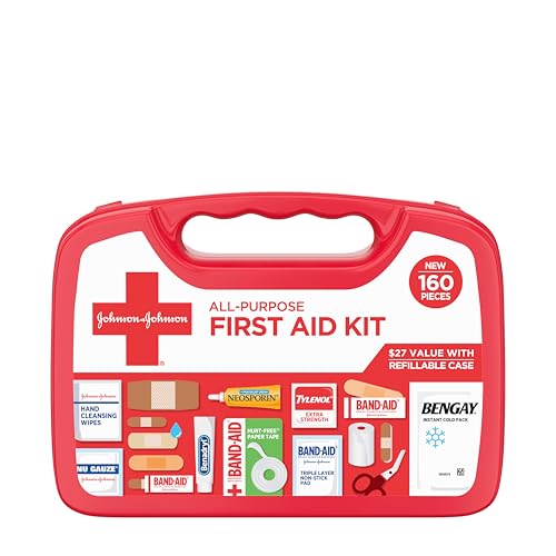 BAND-AID Compact First Aid Kit (160pc)
