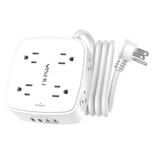 YISHU Surge Protector Power Strip