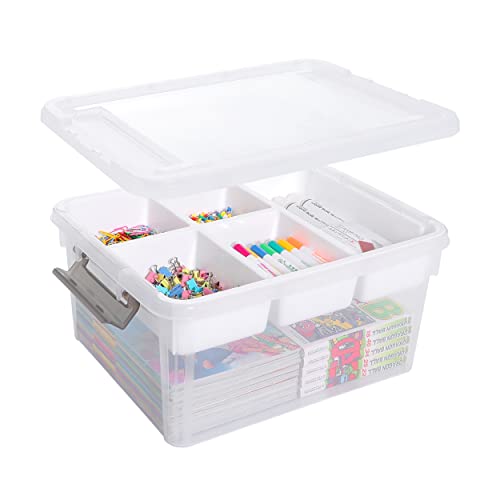 Citylife Clear Craft Storage Caddy (17 QT)