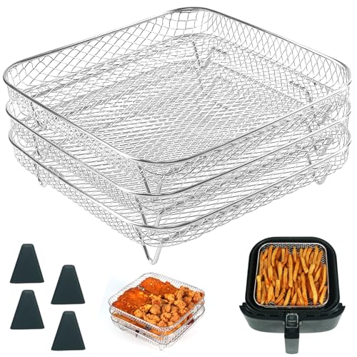 BYKITCHEN Stackable Air Fryer Racks (3-Pc)