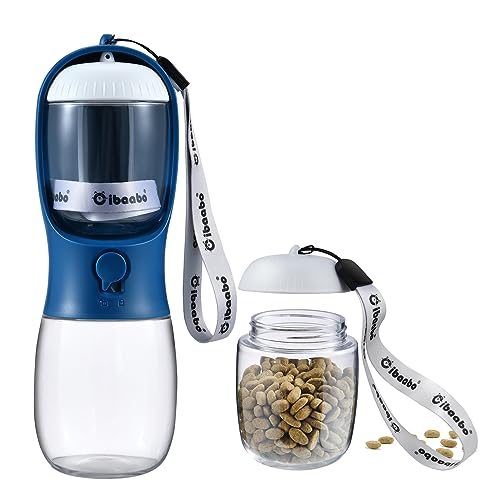 Cibaabo Portable Dog Water Bottle with Bowl