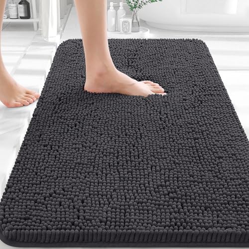 OLANLY Chenille Bath Rug (30×20)