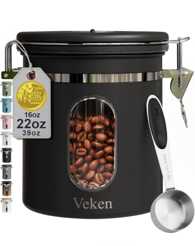 Veken Airtight Coffee Canister (16 oz)