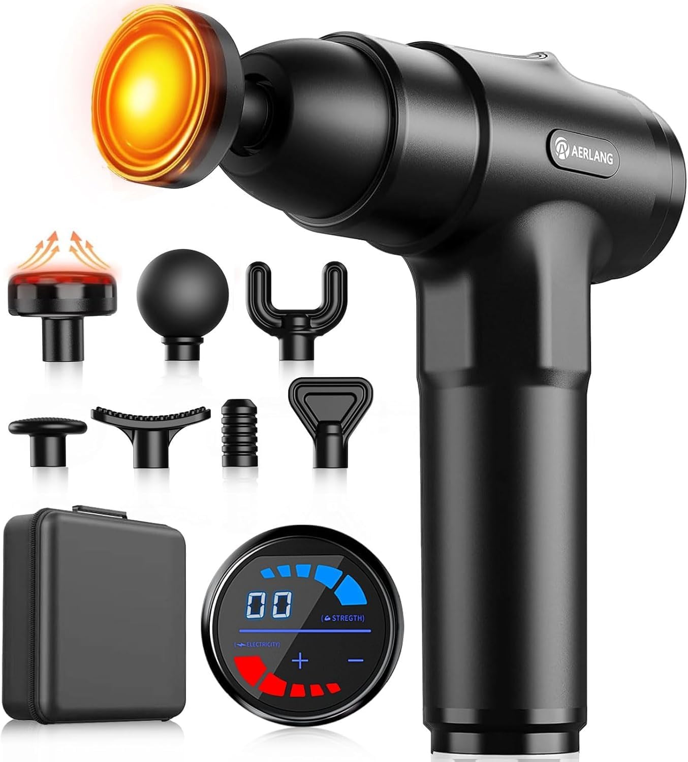 7Heads Massage Gun with Heat