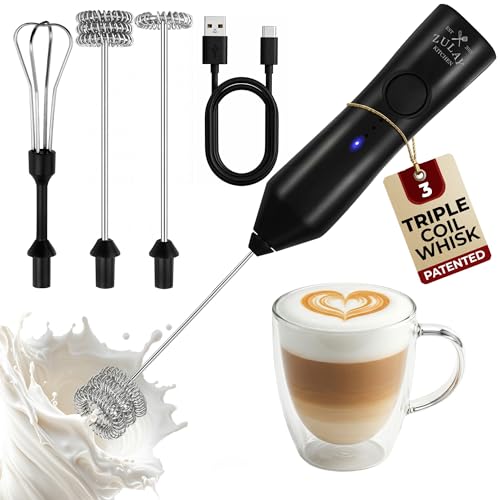 Zulay Rechargeable Milk Frother Wand