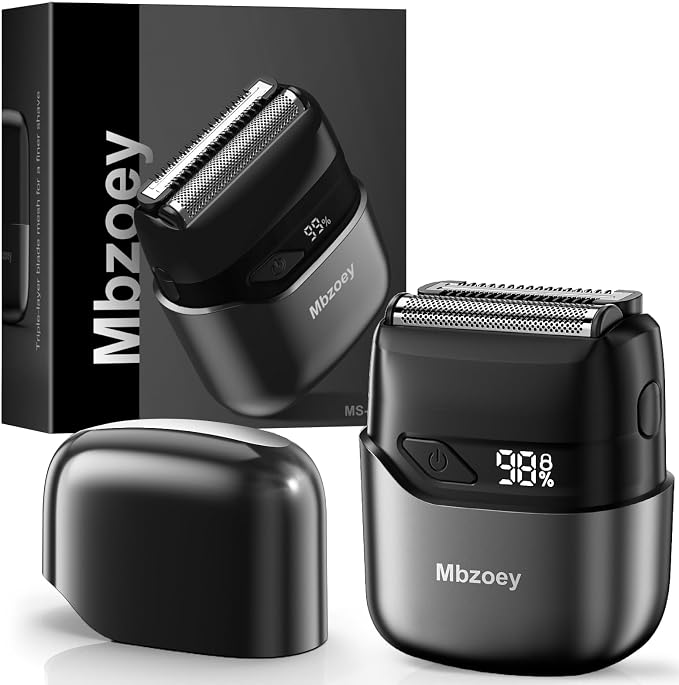 Mbzoey Mini Electric Foil Shaver