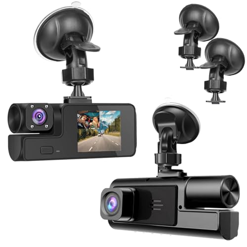 1080p Dual Dash Cam (Front + Cabin)