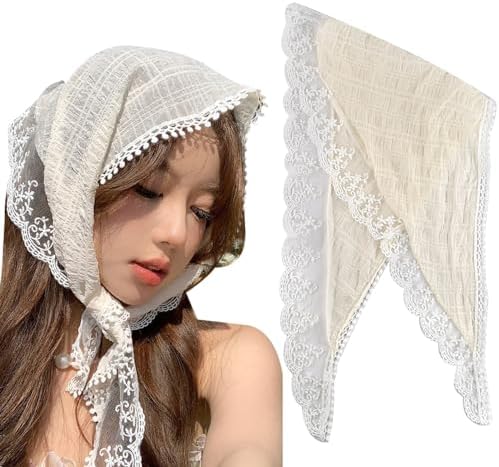 Vintage Lace Head Kerchief
