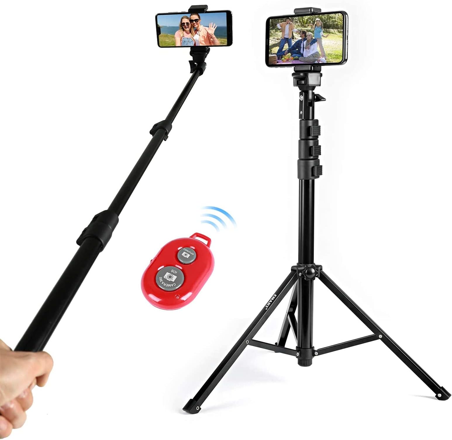 51-Inch Phone Tripod with Remote