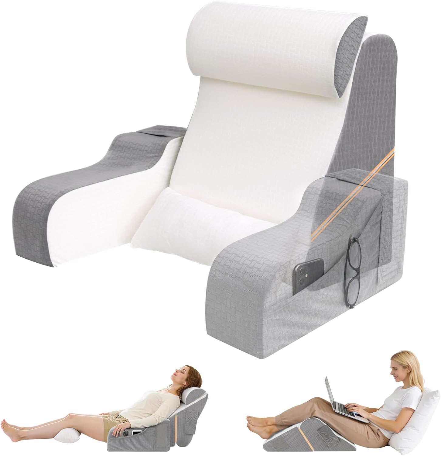 Reading Pillow with Arm Rests