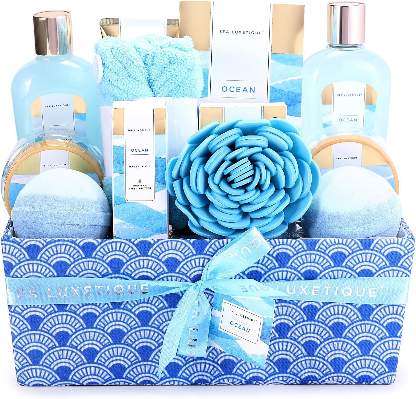 Bath Bomb Spa Gift Basket