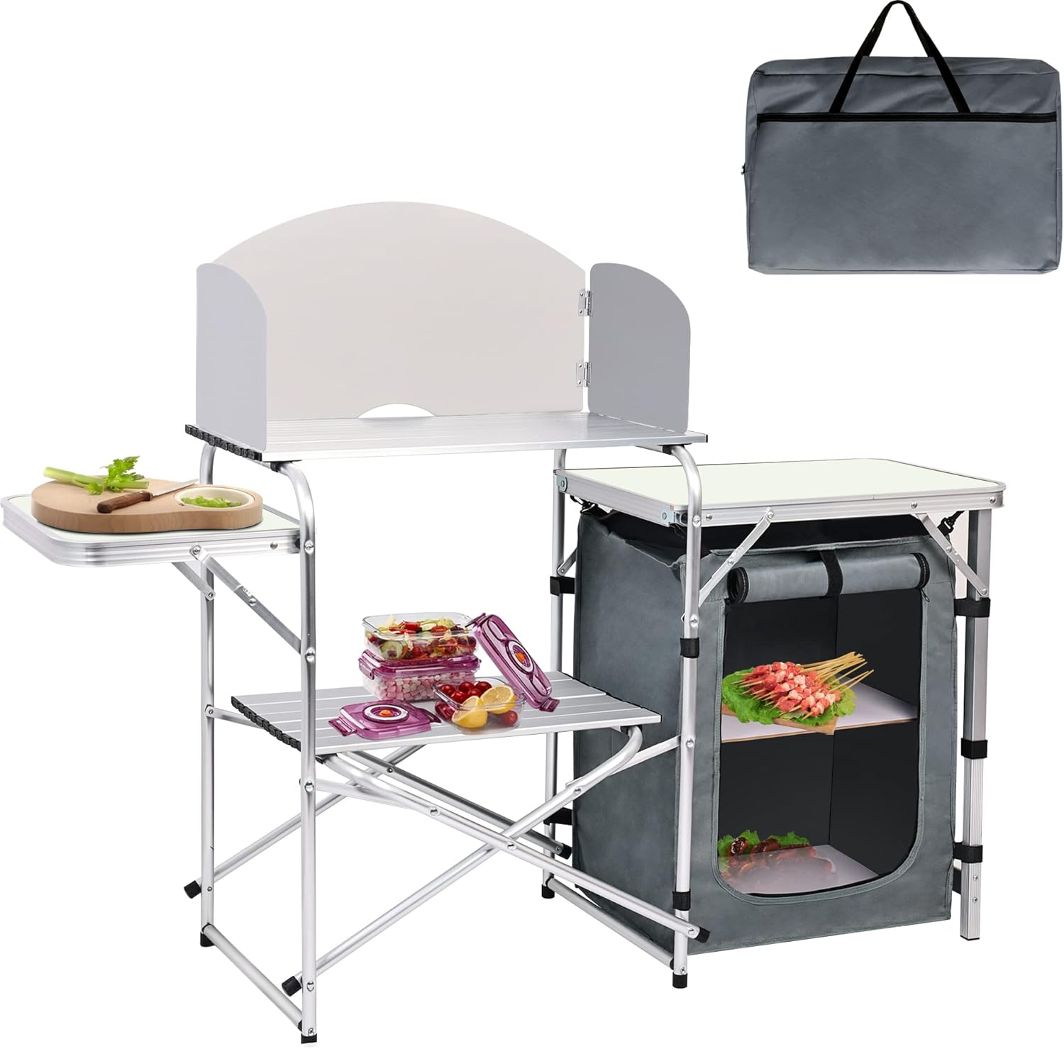 Collapsible Camp Kitchen Organizer