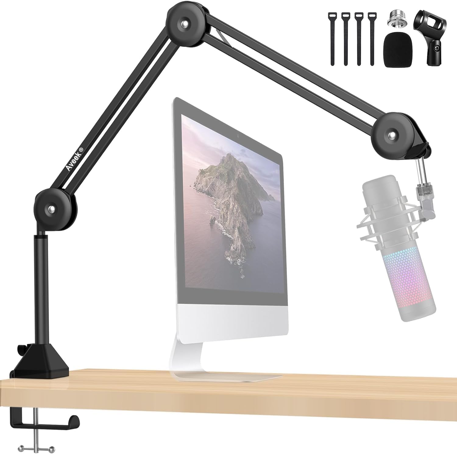 Microphone Boom Arm Desk Mount
