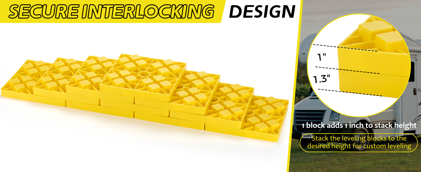 RV Leveling Blocks (10-Pack)