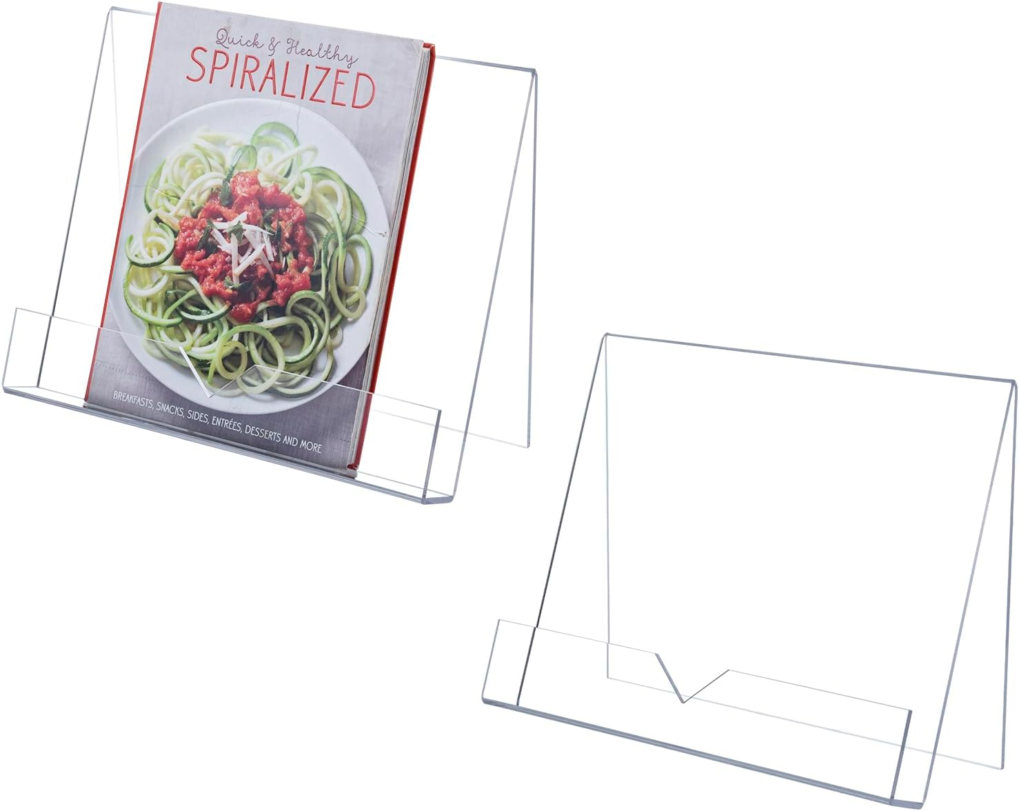 Clear Acrylic Cookbook Stand