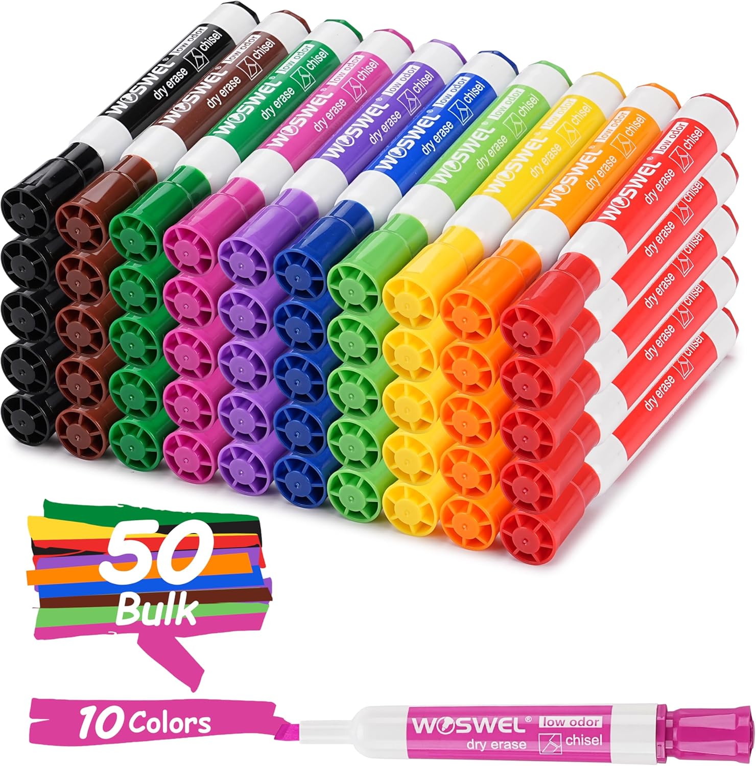 Dry Erase Markers (Bulk Pack)