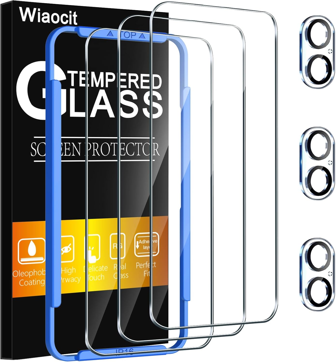 Tempered Glass Screen Protector (3-Pack)