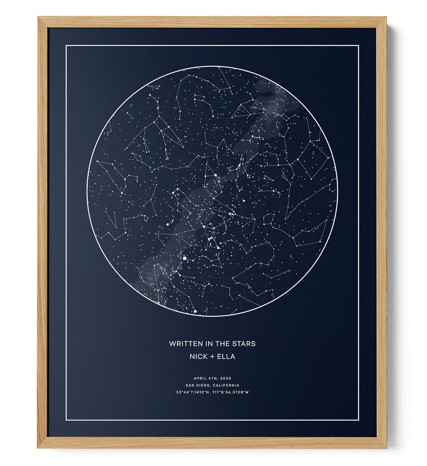Personalized Star Map Print