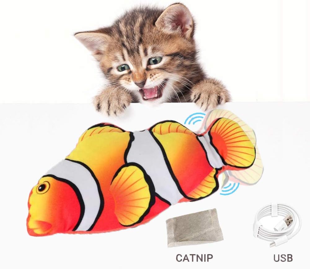 Interactive Flopping Fish Cat Toy