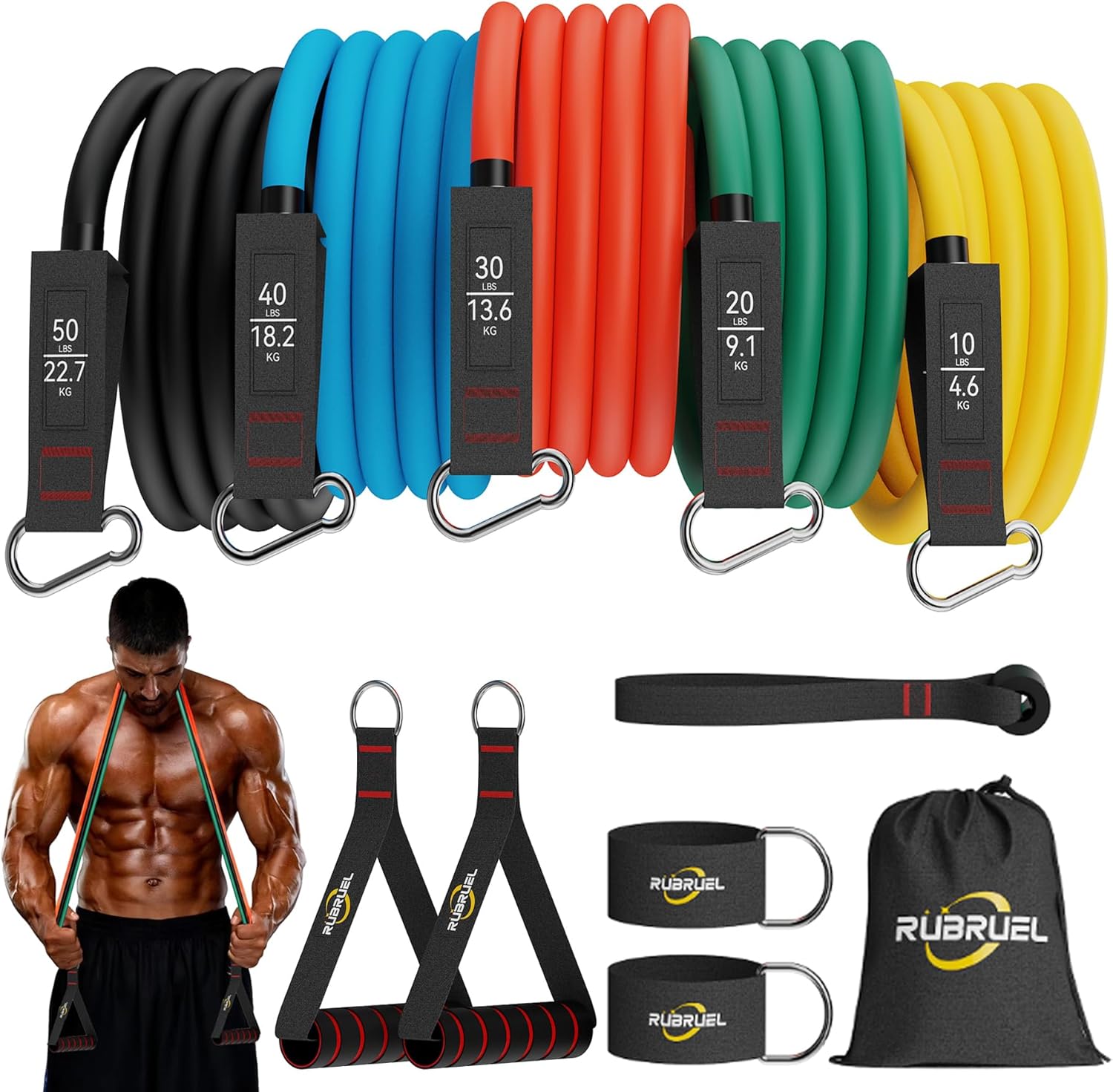 Resistance Bands Set with Bag