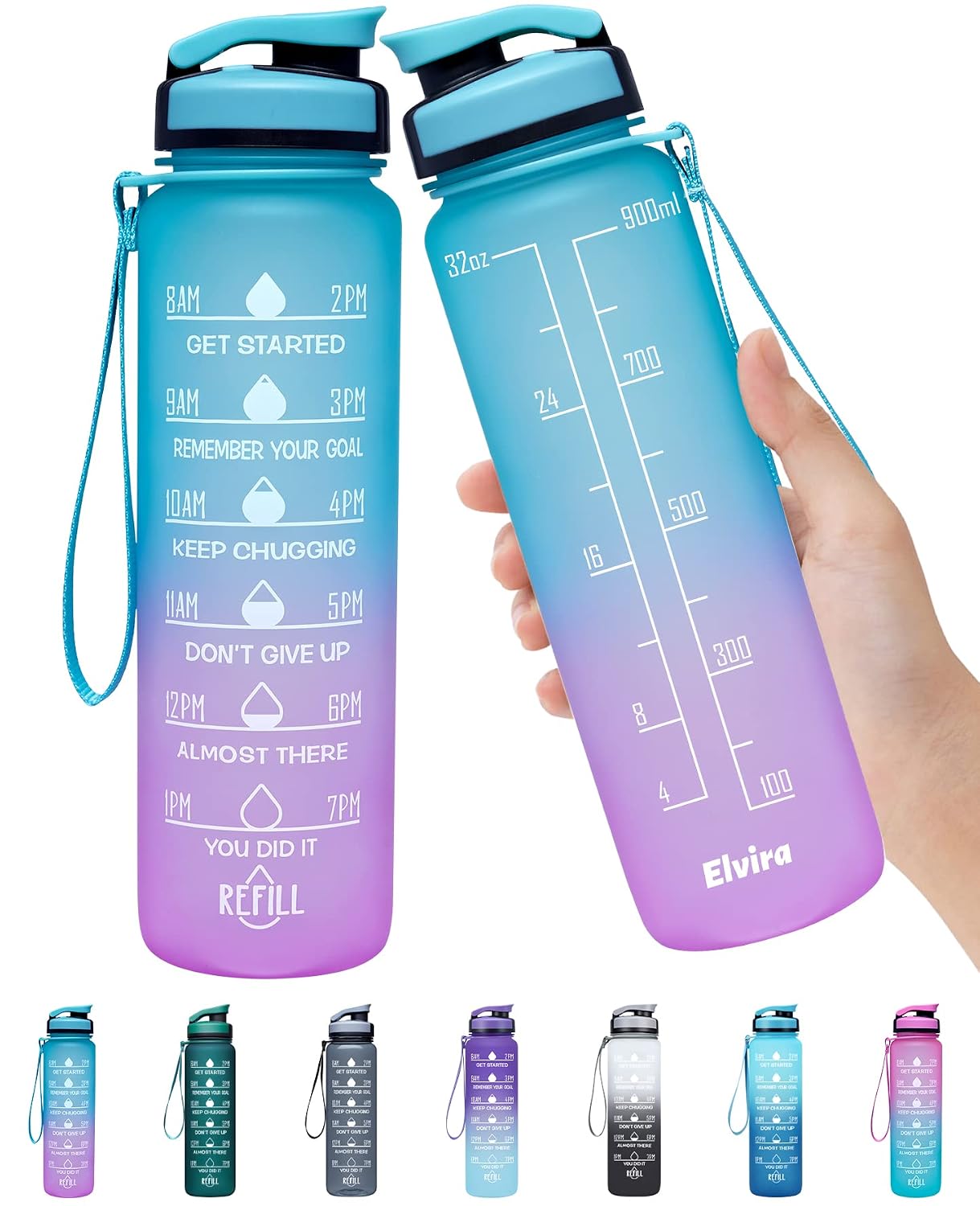 Motivational Water Bottle (32oz)