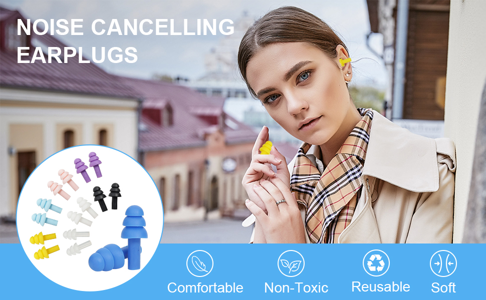 Reusable Noise-Canceling Earplugs
