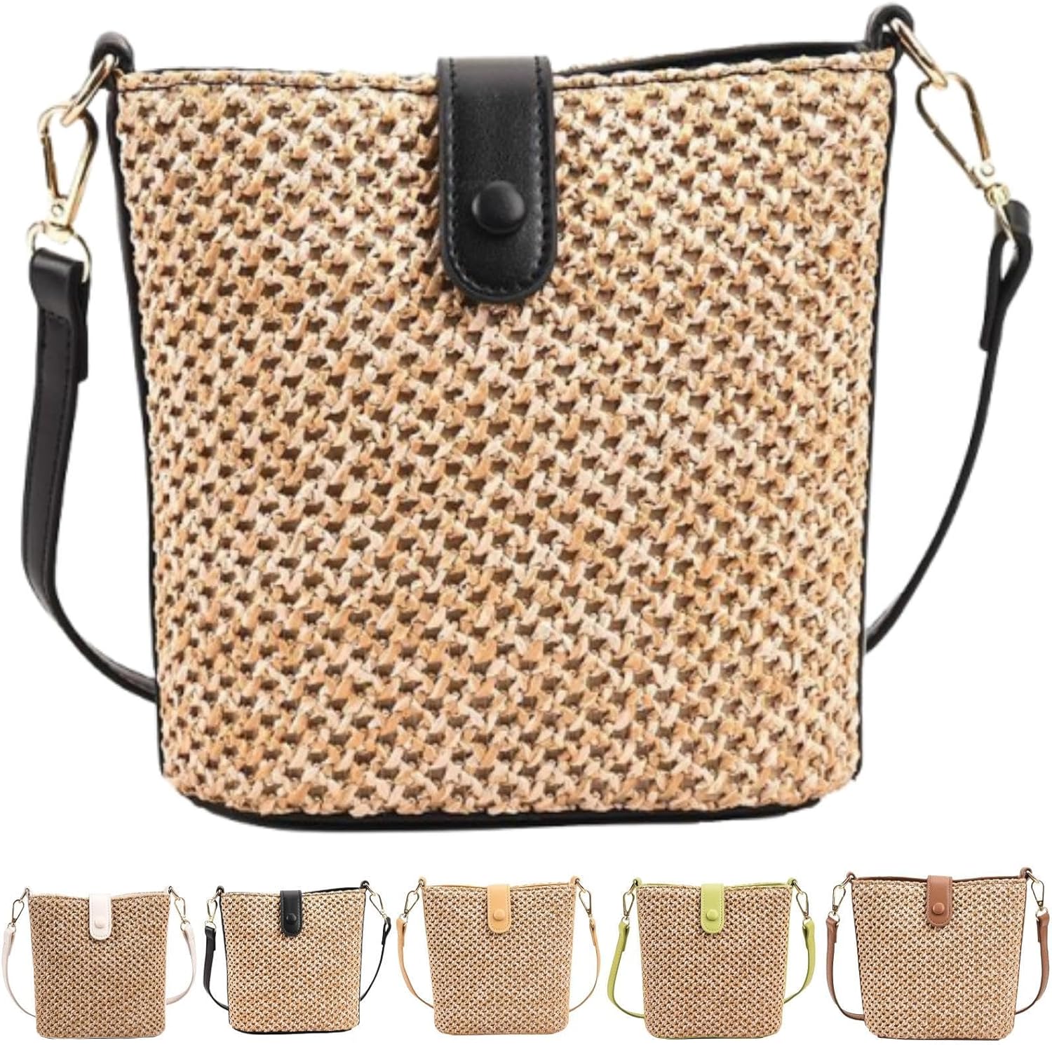 Classic Straw Crossbody
