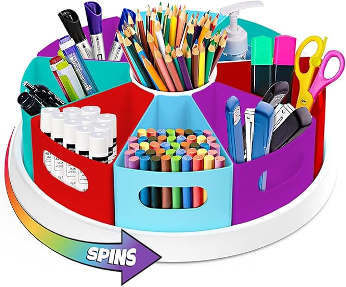 Rotating Desk Organizer Caddy