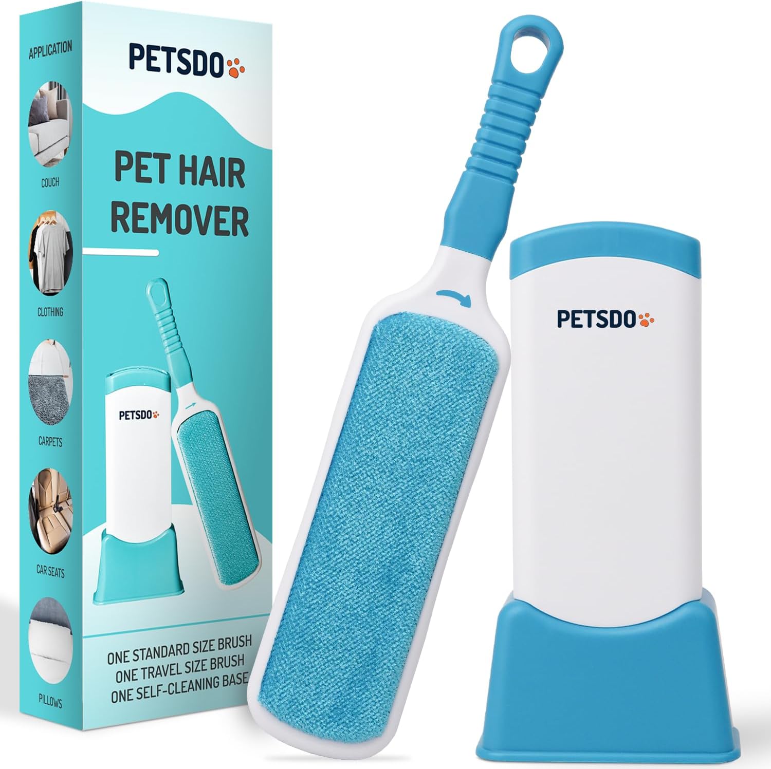 Self-Cleaning Lint Brush for Pet Hair