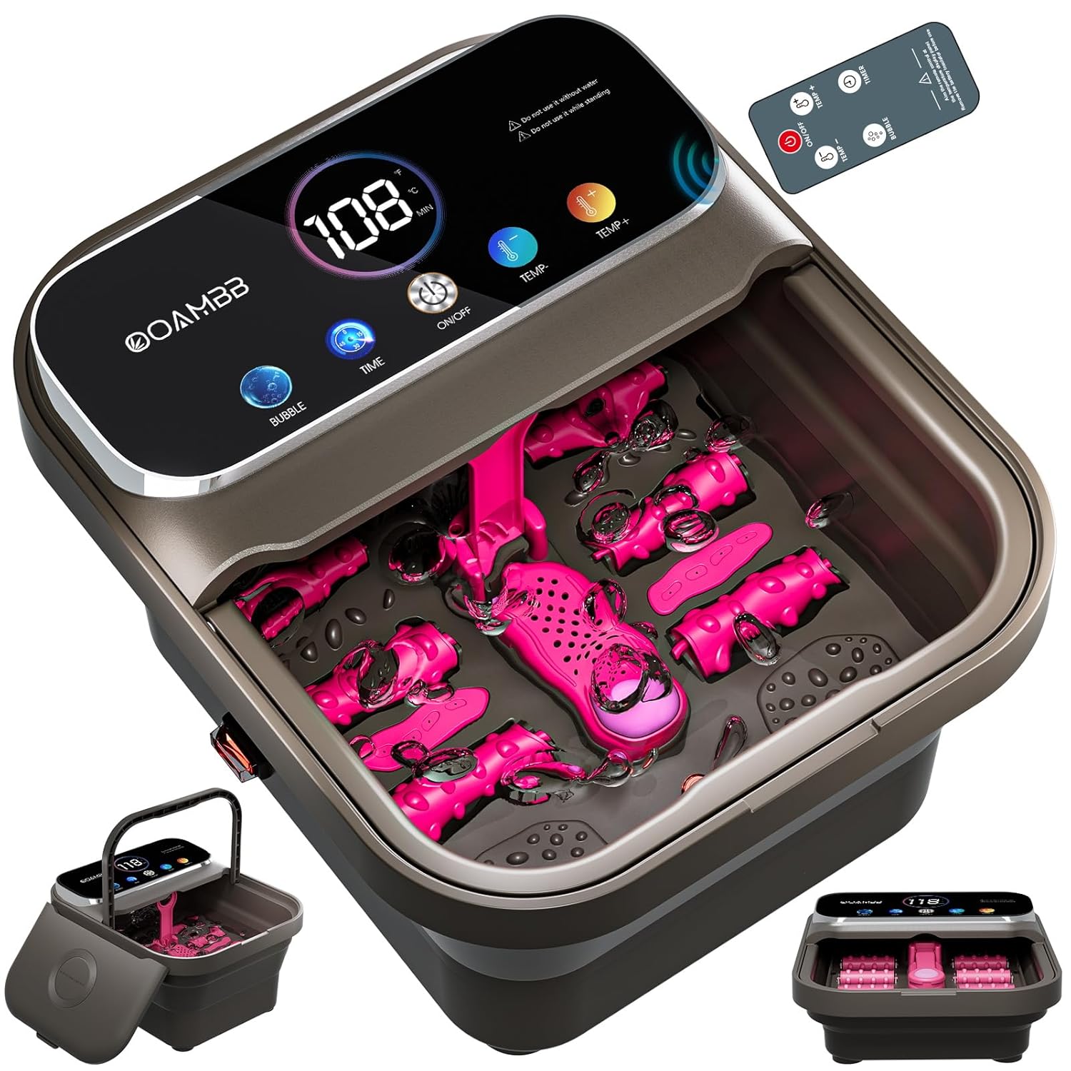 Foot Spa Massager (Bubble & Heat)