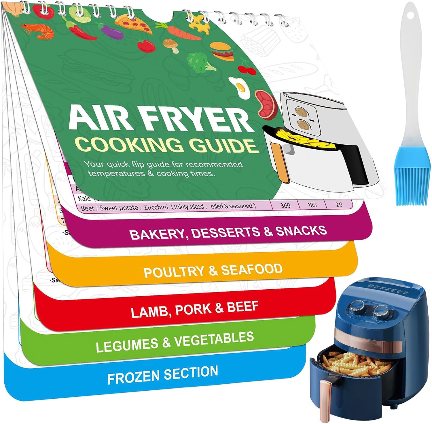 Air Fryer Magnetic Cheat Sheet